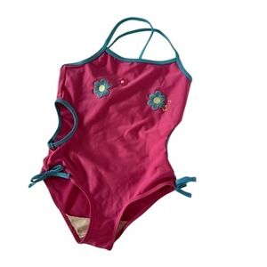 Greendog 2 Pc Swimsuit blue/pink Size 6/6X